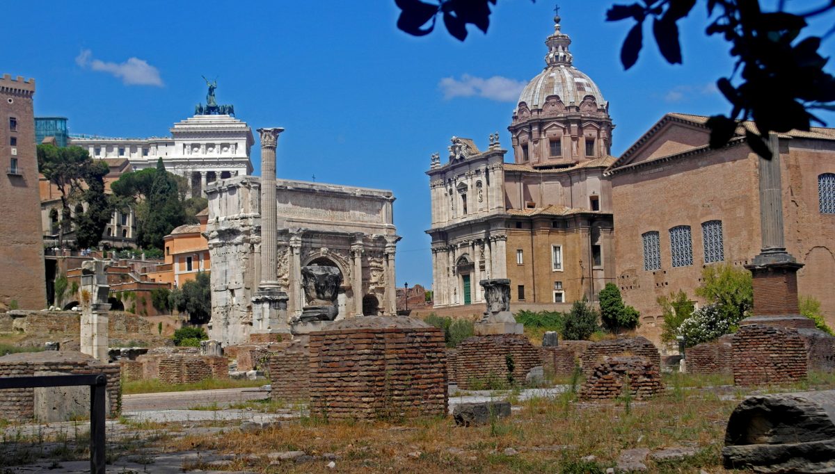 un viaje a Roma El Coliseo