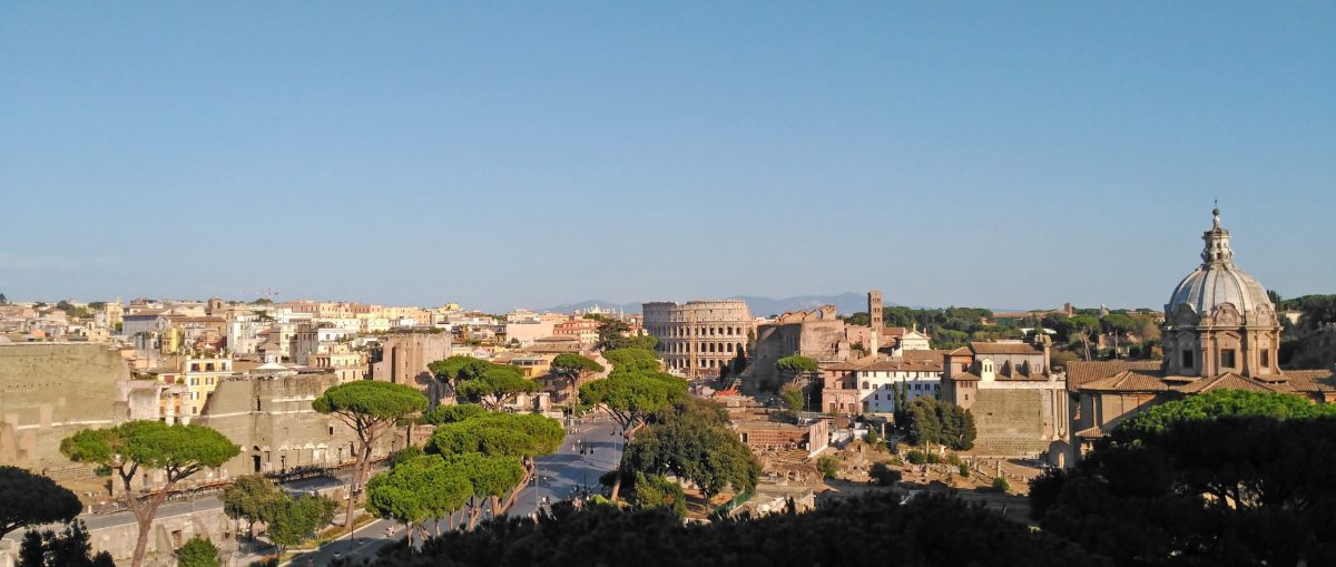 El Coliseo visto desde el Vittoriano