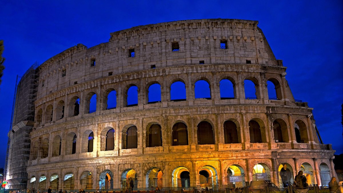 un viaje a Roma El coliseo de Roma