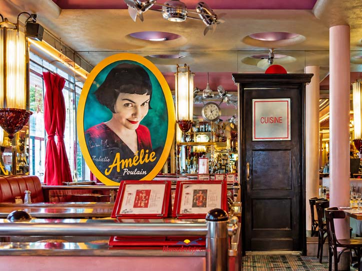 Café des Deux Moulins de la película Amélie en Montmartre