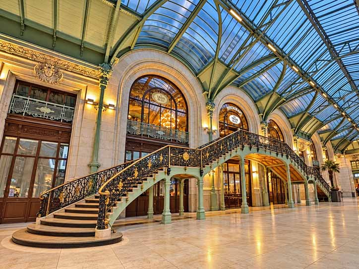 Acceso a Le Train Bleu en la Gare de Lyon de París
