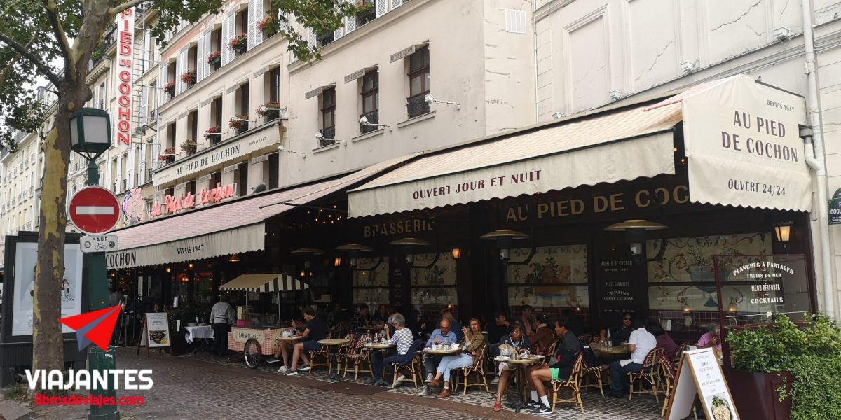 12 restaurantes donde comer en Paris Brasserie Au Pied de Cochon junto a Les Halles en París