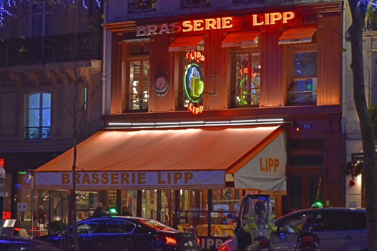 12 restaurantes donde comer en París una brasserie tradicional de París, la brasserie Lipp