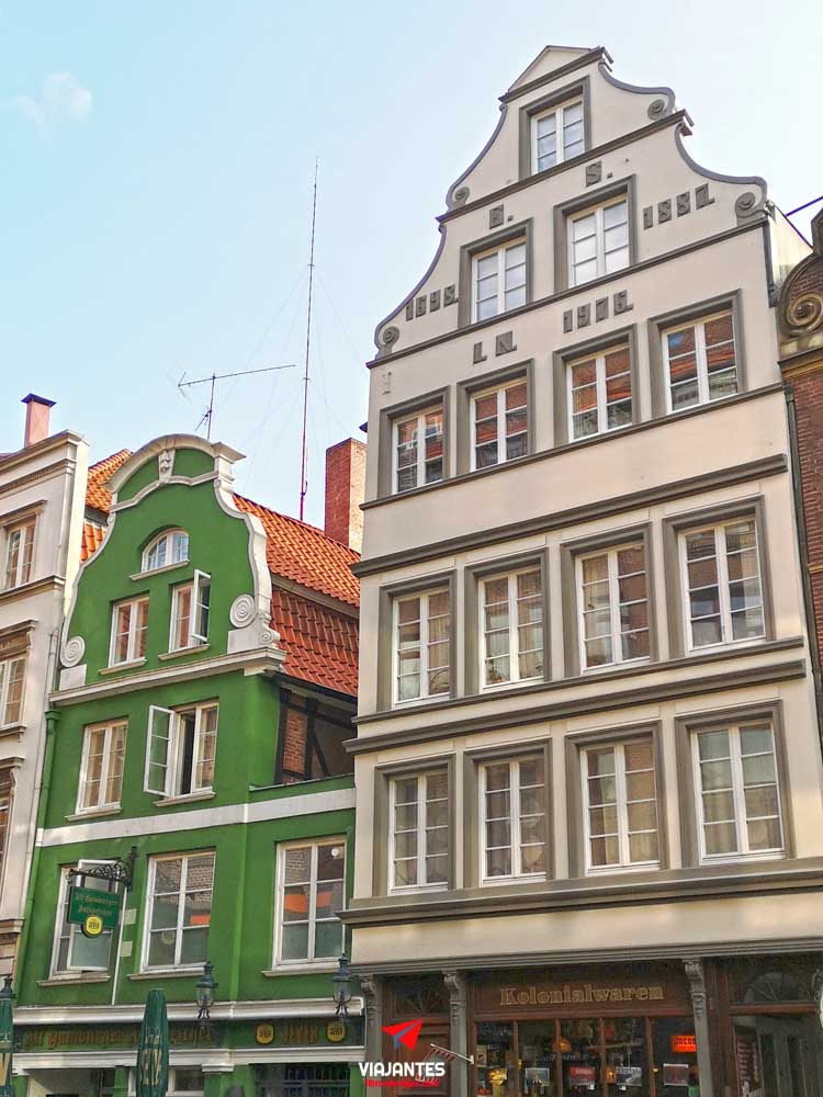 Casas históricas de la calle Deichstrasse en Hamburgo