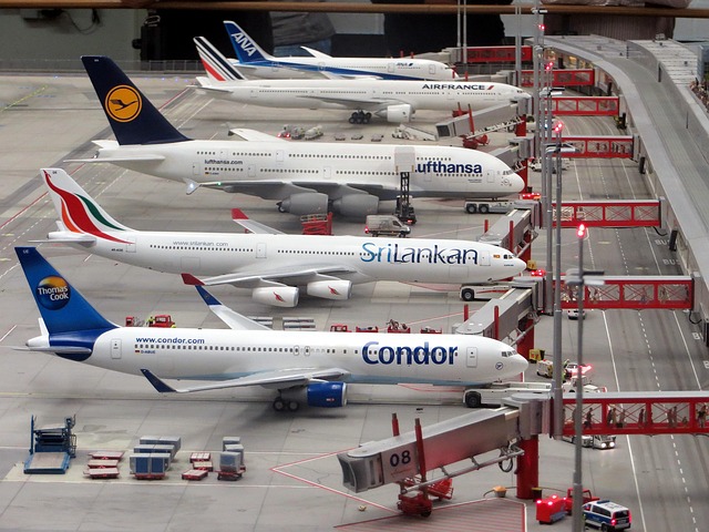 Maqueta del aeropuerto de Knuffingen en Miniatur Wunderland de Hamburgo