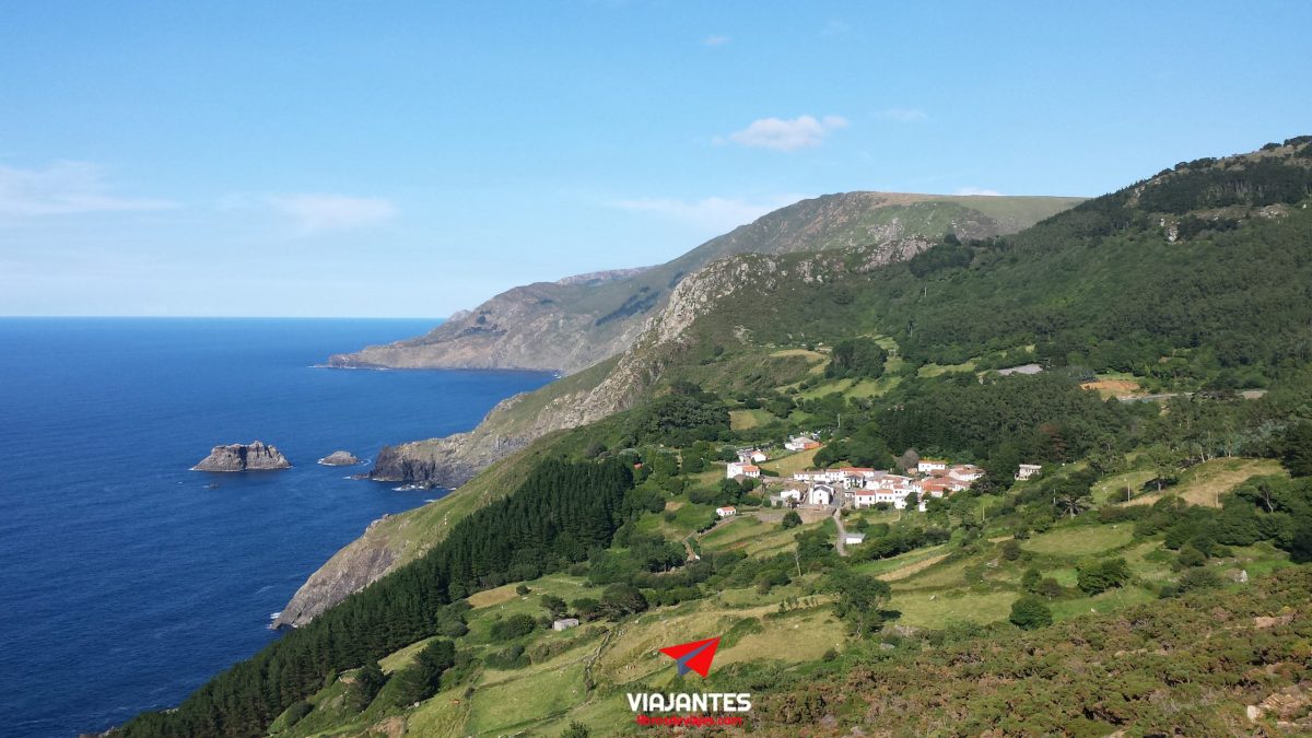 San Andrés de Teixido desde el Mirador de Chao do Monte