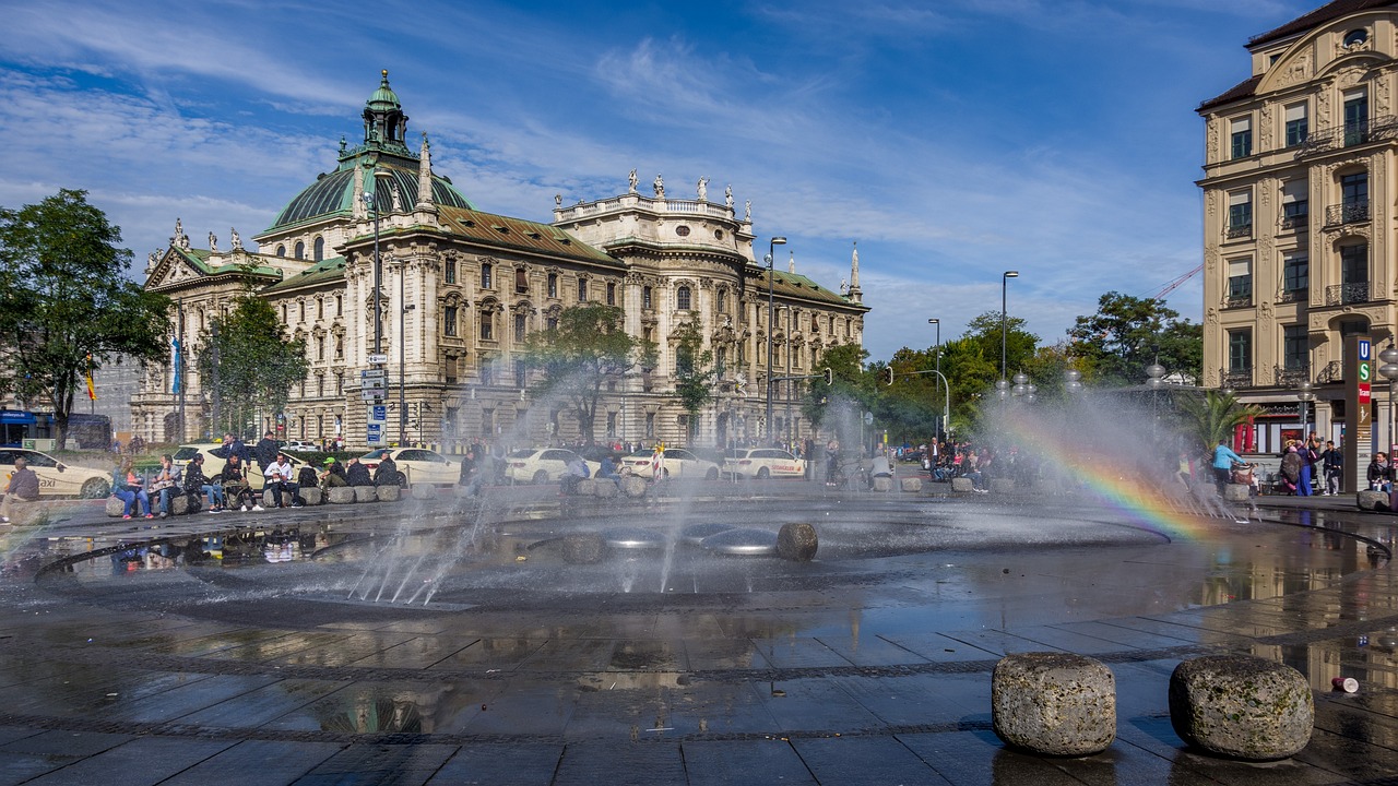 Ambiente del Oktoberfest en Múnich