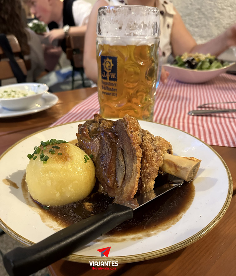 Comida típica bávara en Múnich