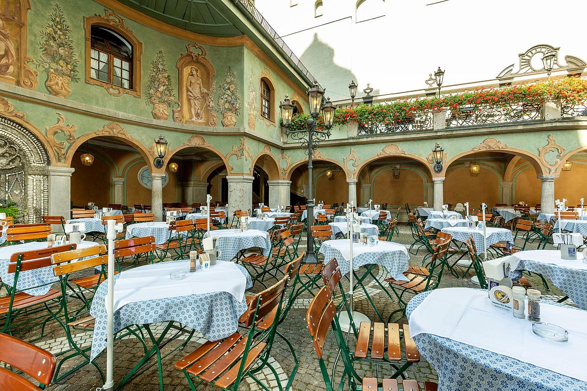 Arkadengarten de la Augustiner Stammhaus