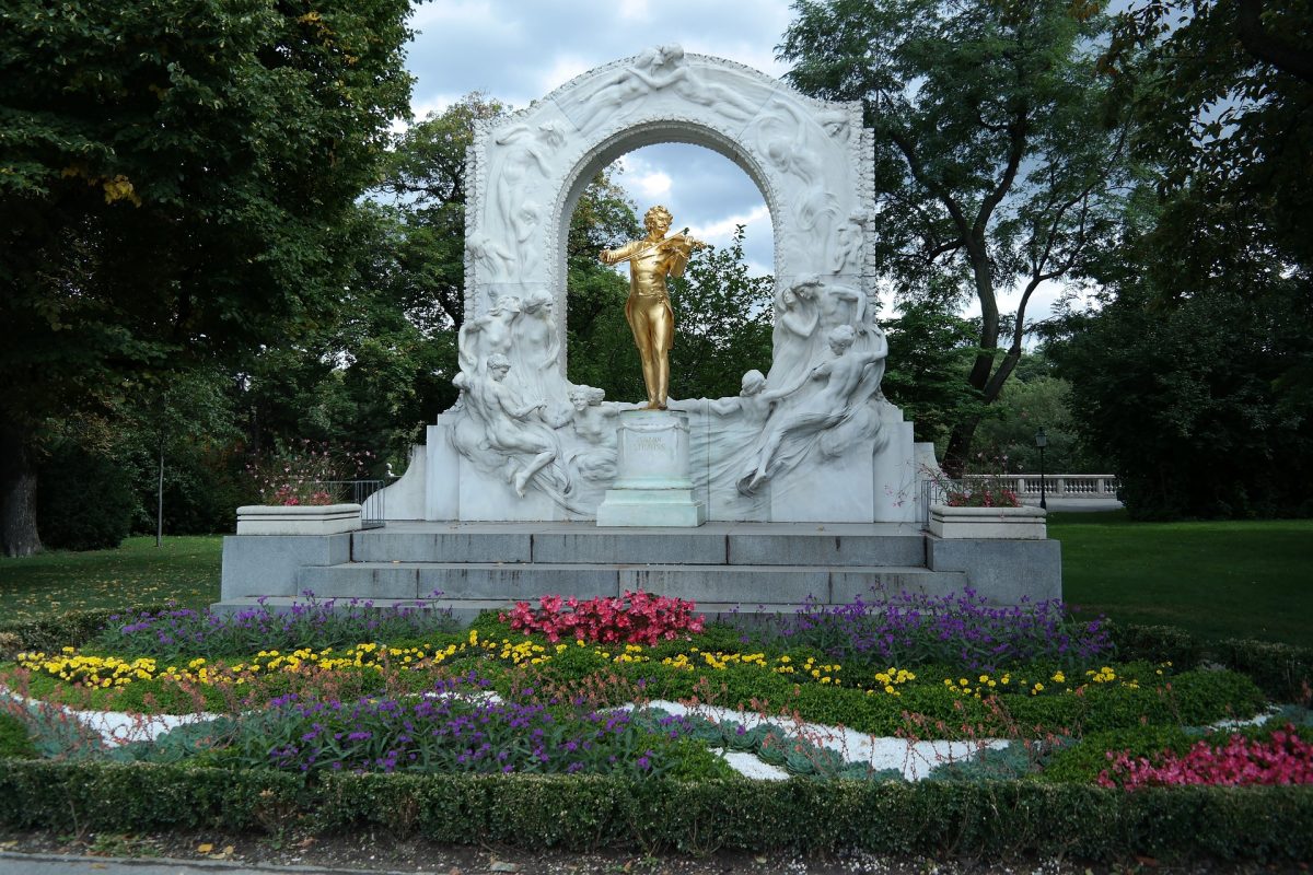 Monumento a Johann Strauss en el Stadpark