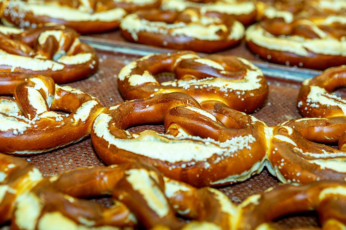 Bretzel bávaro tradicional