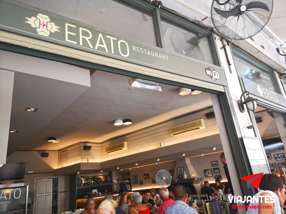 Comer en Atenas restaurante Erato