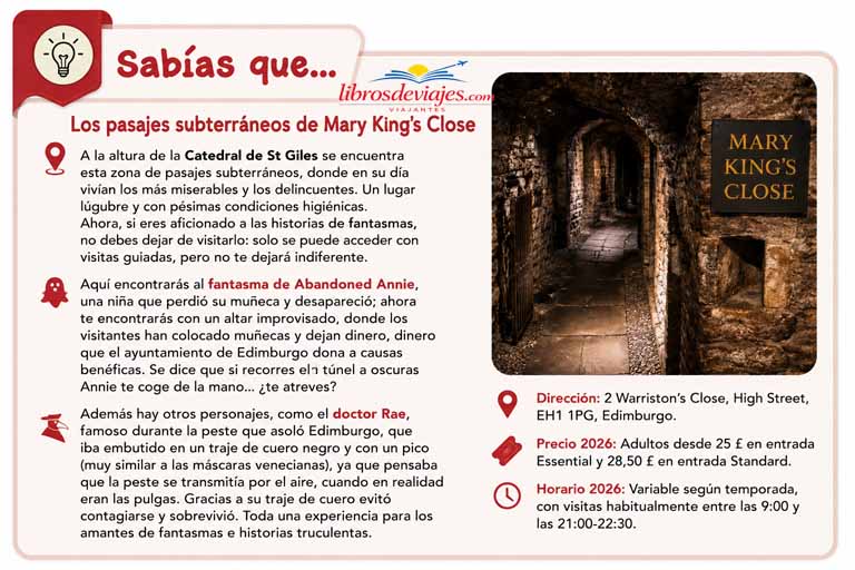 12 lugares que ver en Edimburgo Mary King's Close
