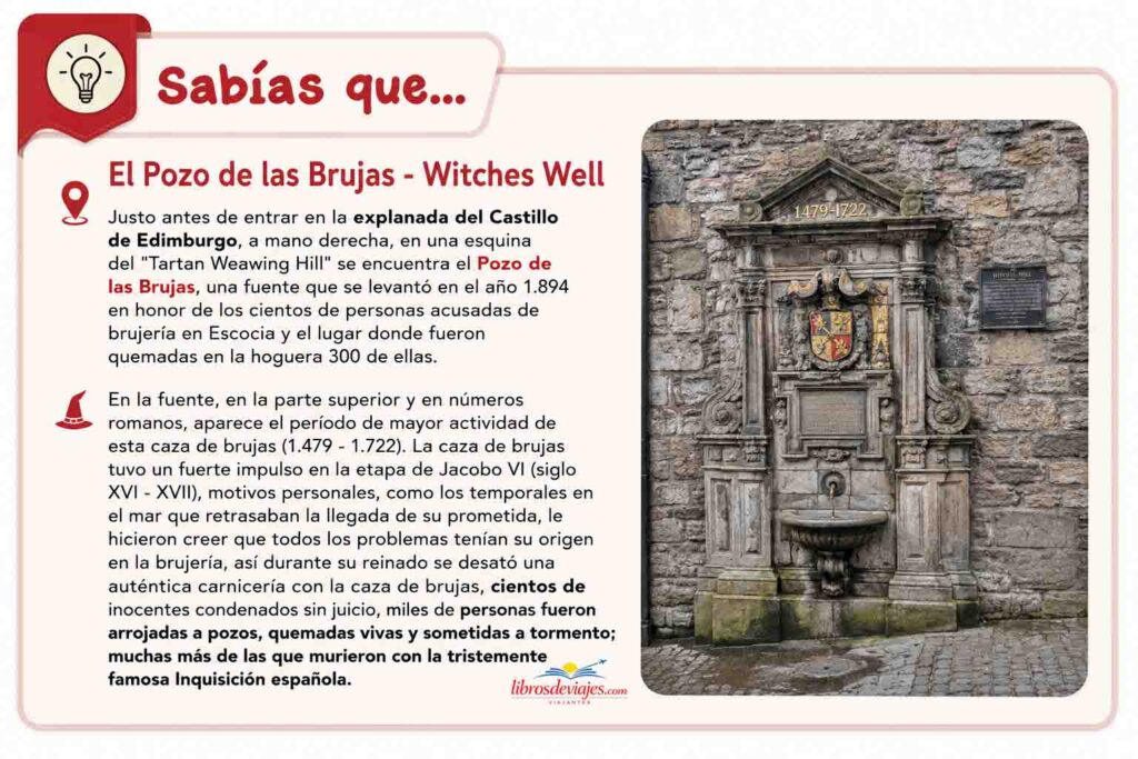 12 lugares que ver en Edimburgo El Pozo de las Brujas