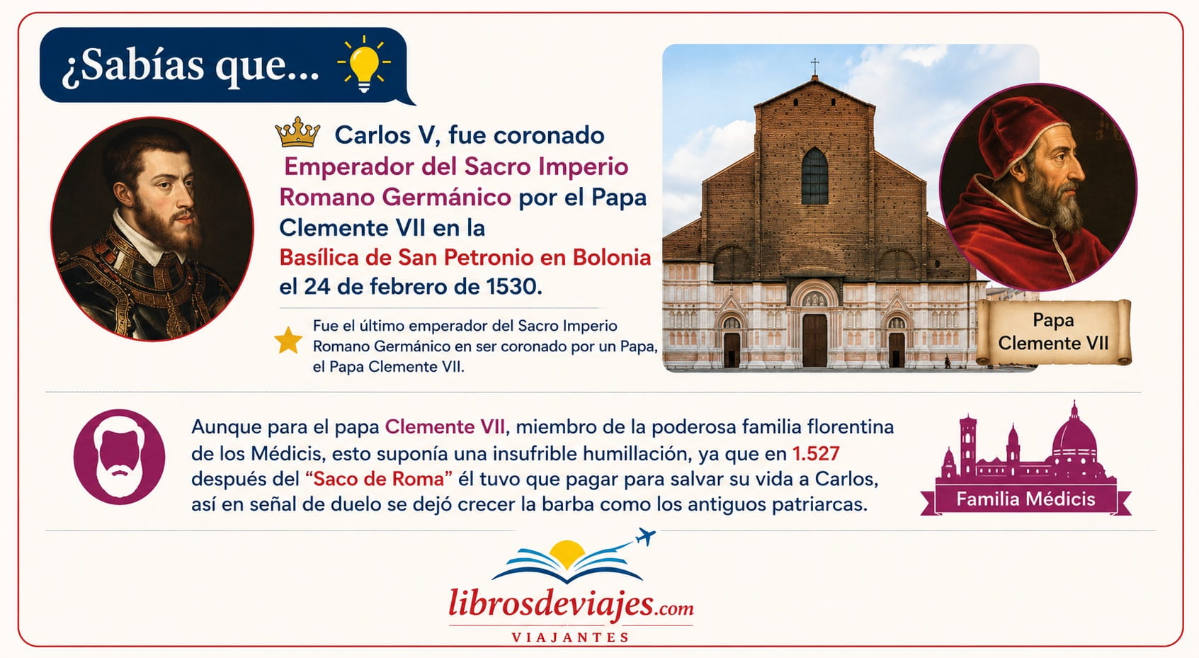 Basíica de San Petronio coronación de Carlos V como emperador