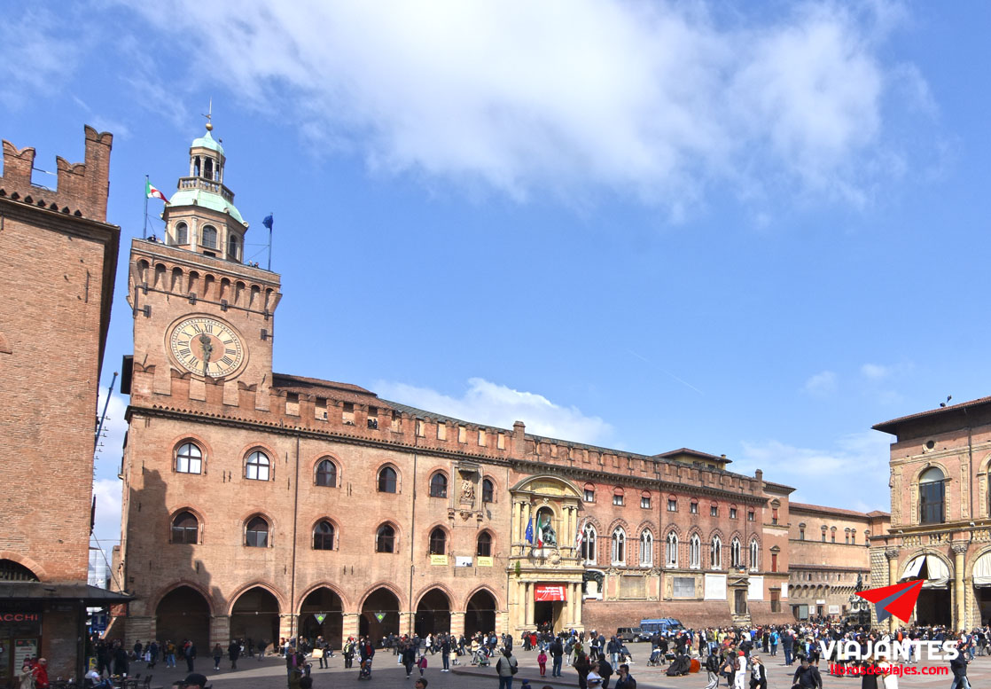 Palazzo d’Accursio o Palacio Comunale en Bolonia