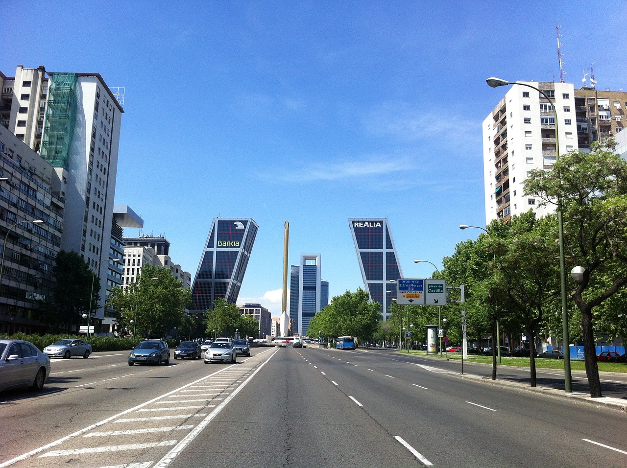 Paseo de la Castellana Madrid