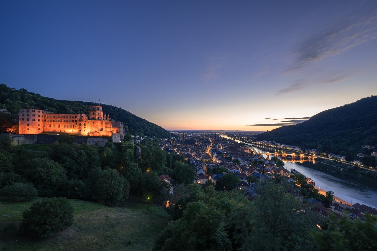 10 lugares que ver en Heidelberg castillo y río Neckar
