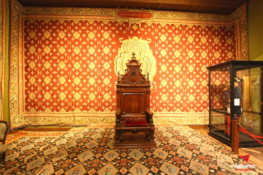 Sillón del Trono en el Château de Chambord