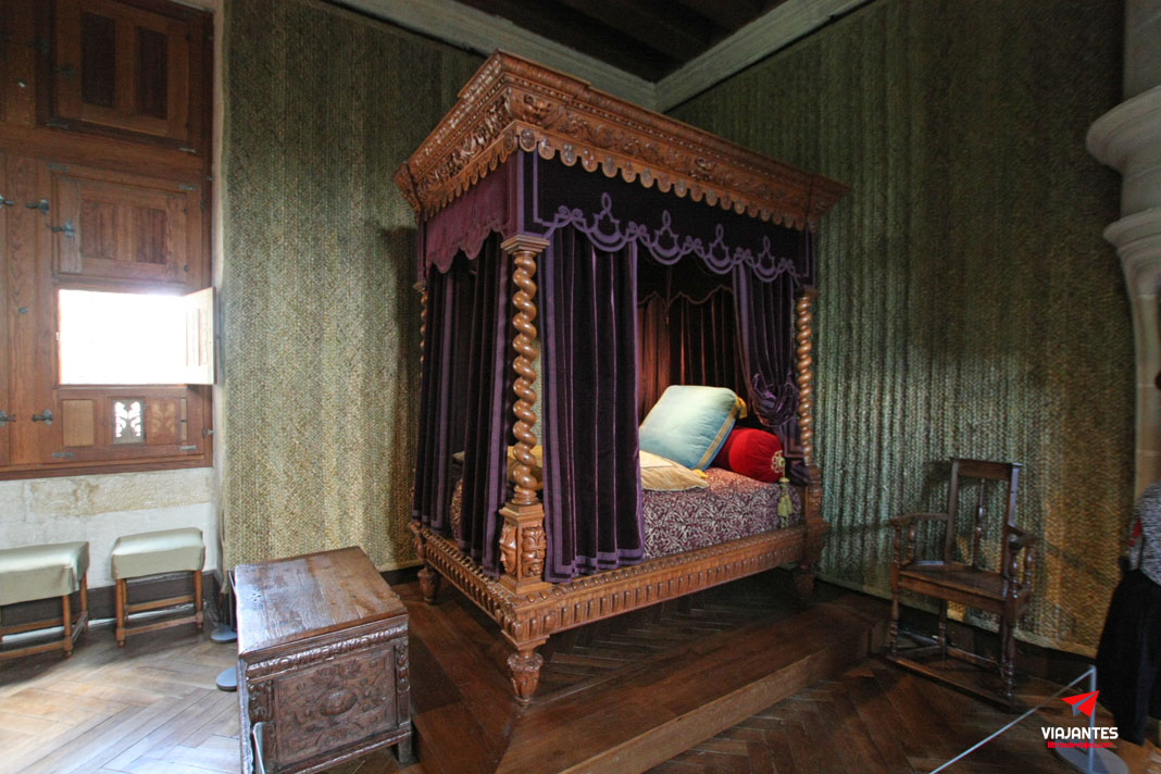 La habitación renacentista en el primer piso de Azay-le-Rideau
