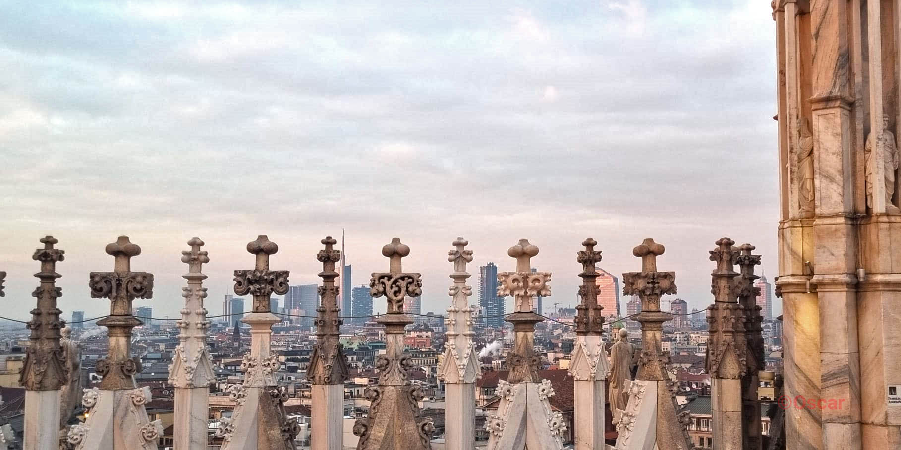 Terrazas del Duomo de Milán