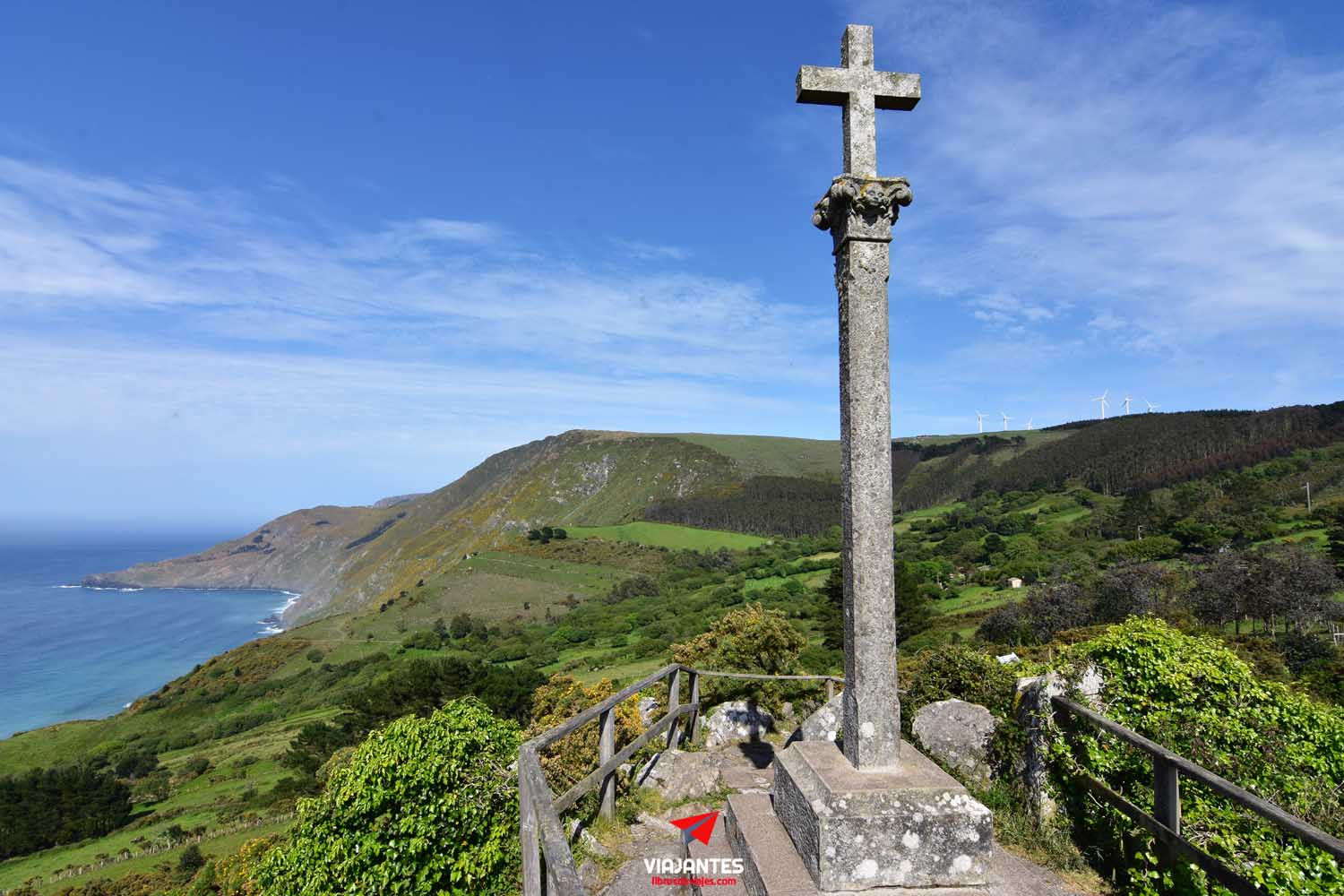 El mirador de Teixidelo, donde encontraréis una estela en recuerdo de Leslie Howard
