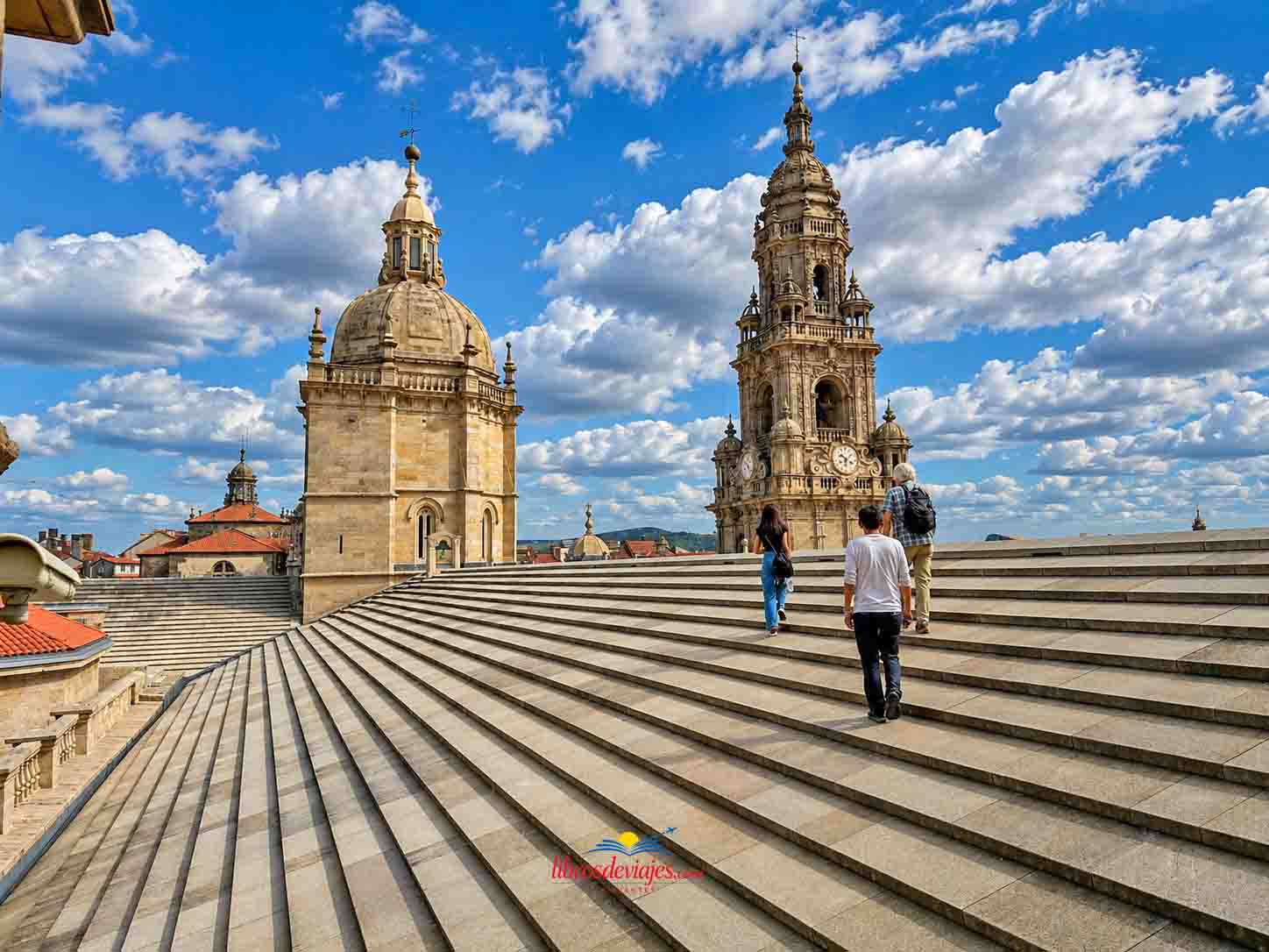Paseando por los tejados de la Catedral de Santiago