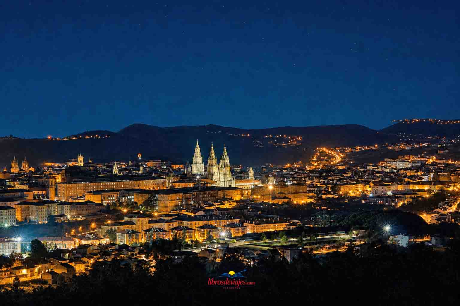 Vistas desde el Pedroso al anochecer