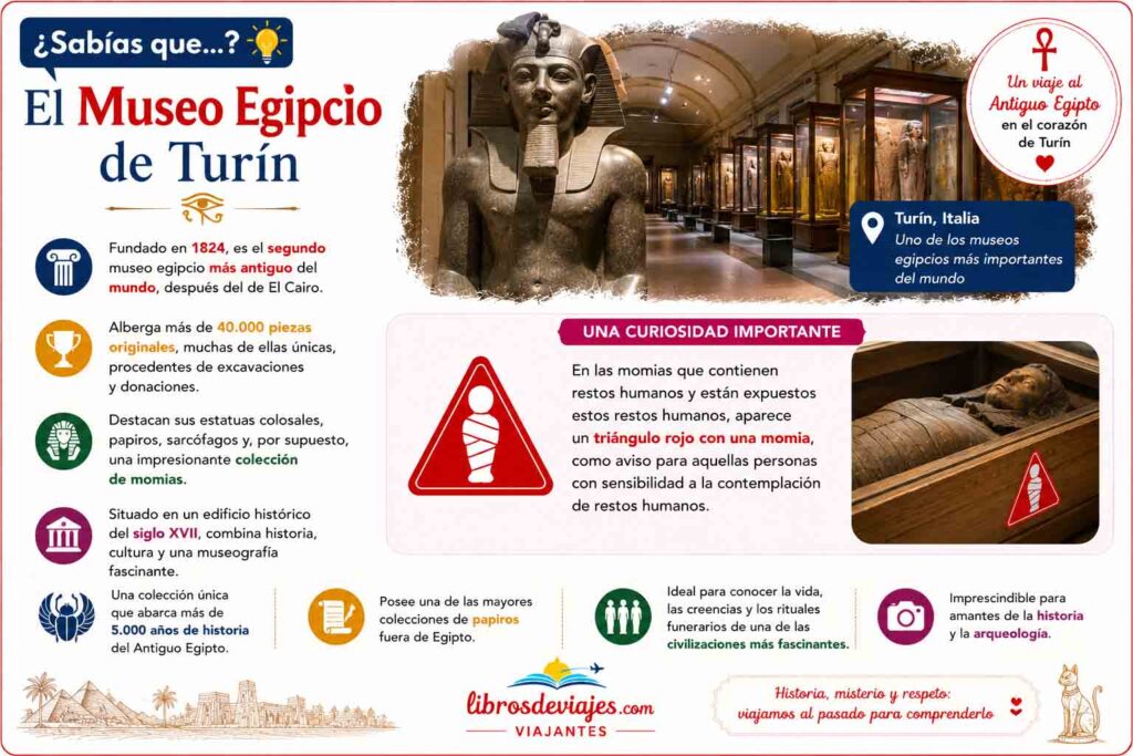 15 lugares que ver en Turín Museo Egipcio