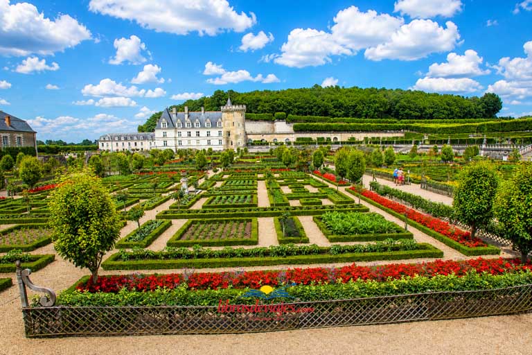 11 castillos que ver en el valle del Loira Jardines de Villandry