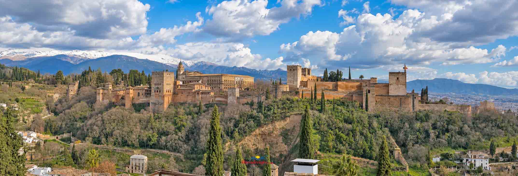 Vistas de la Alhambra desde el Mirador de San Nicolás