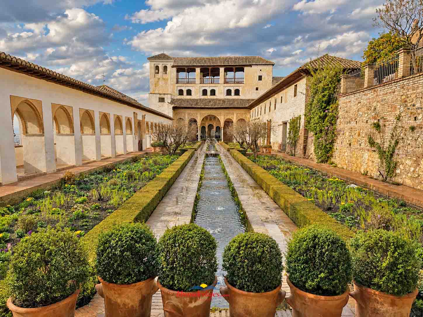 Jardines del Generalife en la Alhambra