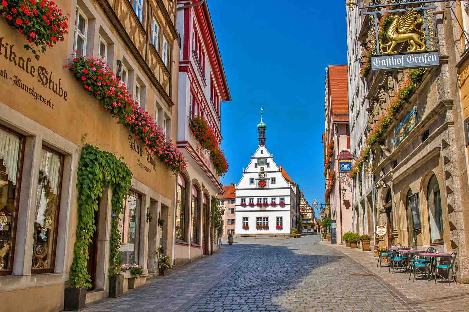 Reloj del Meistertrunk en Rothenburg ob der Tauber