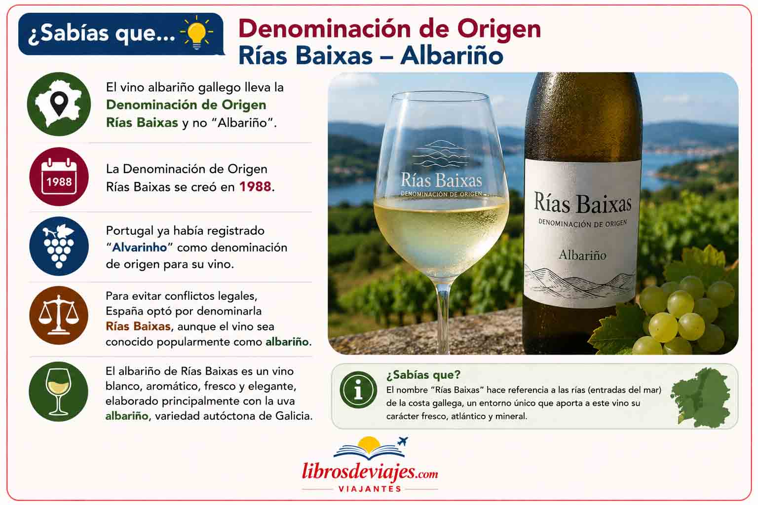 Infografía Albariño o Rías Baixas