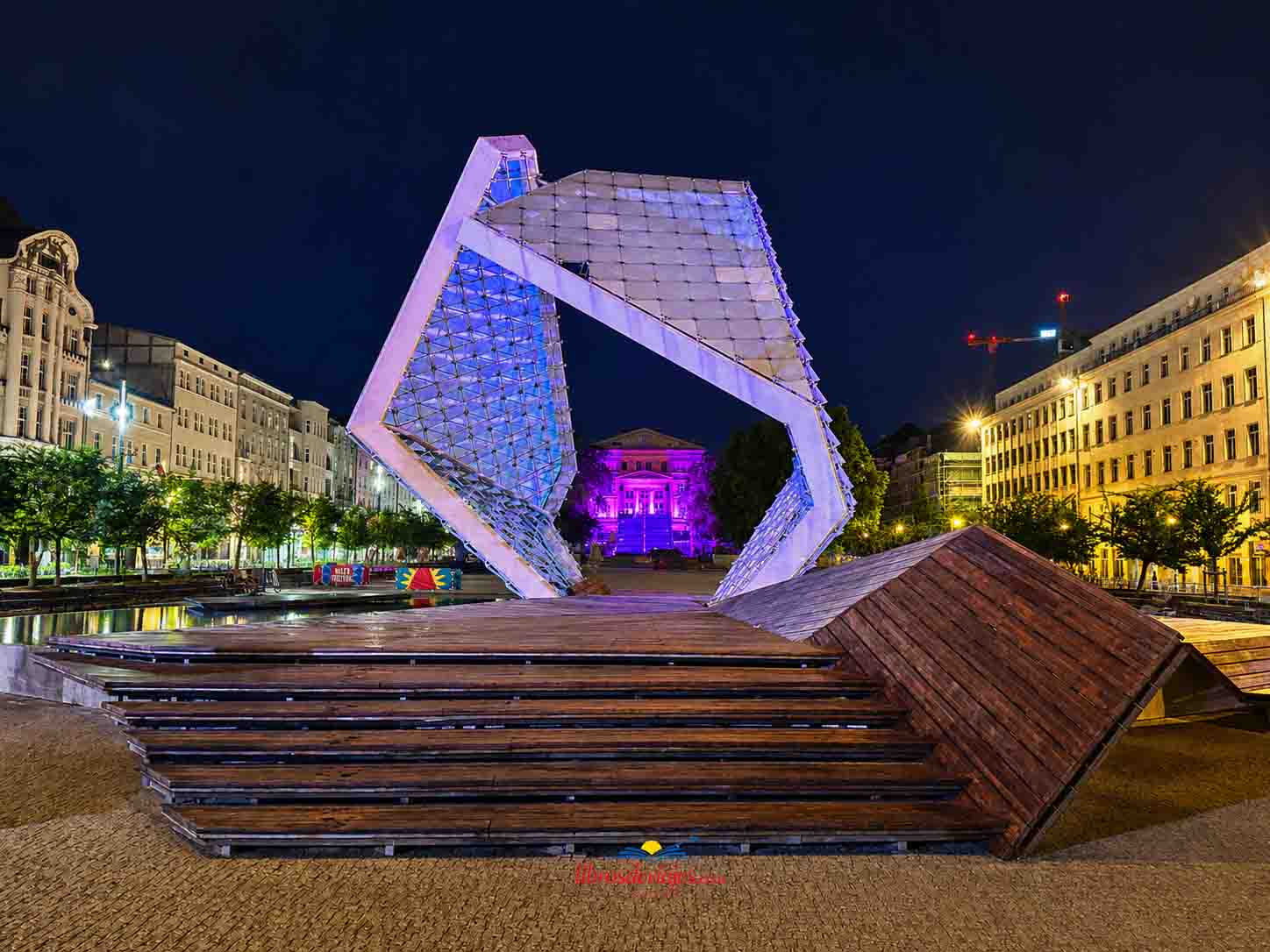 Plaza de la Libertad de Poznan y la Fuente de la Libertad