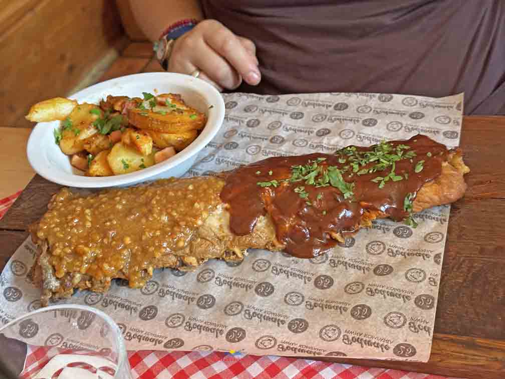Costilla de cerdo asada al estilo polaco