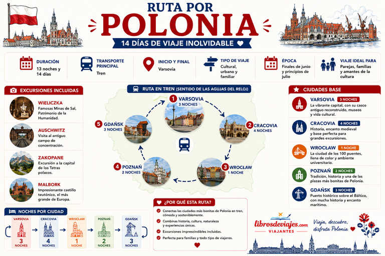 Ruta por Polonia en 14 días ficha resumen