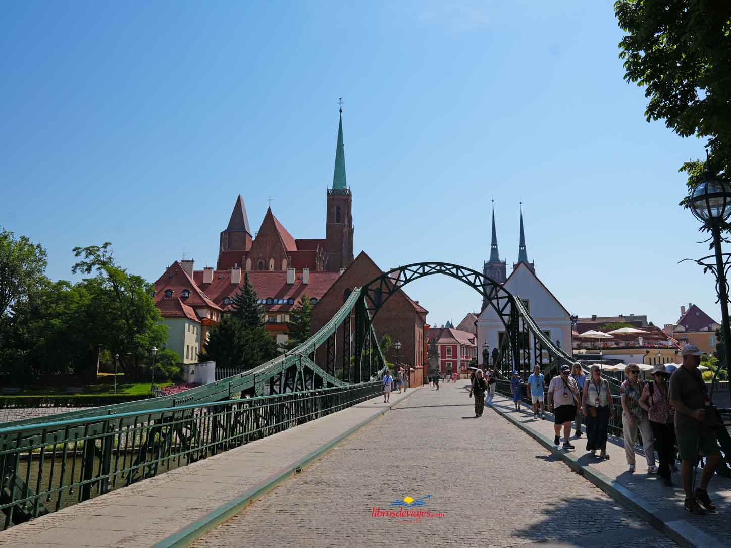 Puente de los Enamorados Most Tumski en Wroclaw